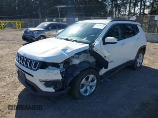 2020 Jeep Compass Latitude with VIN 3C4NJDBB8LT132715, listed as a IAAI auction lot 41756399 with 971 mi miles and . Bid and sale history available at carsss.com. Image 17.