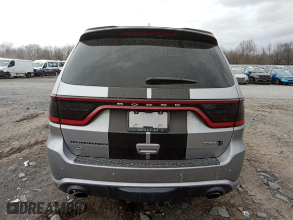 2021 Dodge Durango SRT Hellcat with VIN 1C4SDJH97MC643259, listed as a Copart auction lot 44536555 with 49,489 mi miles and Salvage Title. Bid and sale history available at DreamBid. Image 6.