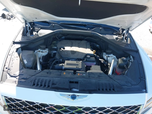 2023 Genesis GV80 with VIN KMUHBDSB0PU140228, listed as a IAAI auction lot 41253270 with 33,467 mi miles and . Bid and sale history available at DreamBid. Image 10.