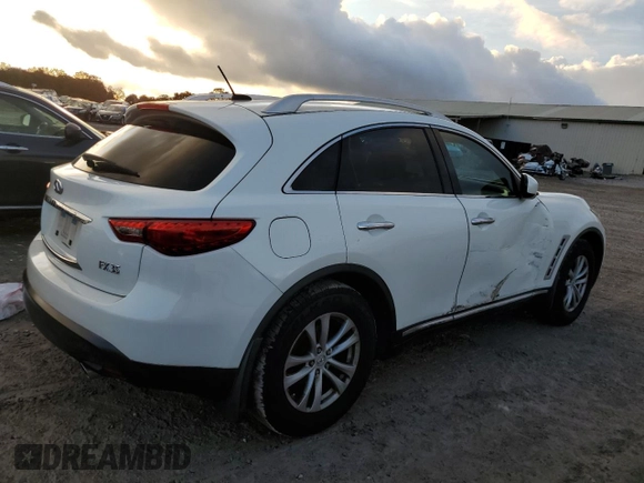 2009 Infiniti FX35 with VIN JNRAS18W29M155135, listed as a Copart auction lot 79048084 with 177,262 mi miles and Salvage Title. Bid and sale history available at carsss.com. Image 3.
