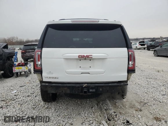 2015 GMC Yukon SLE with VIN 1GKS2AKCXFR107100, listed as a Copart auction lot 47050165 with 135,345 mi miles and Clean Title. Bid and sale history available at carsss.com. Image 6.