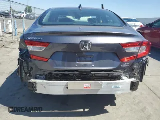 2021 Honda Accord Touring with VIN 1HGCV2F98MA010065, listed as a Copart auction lot 57679615 with 16,748 mi miles and Salvage title. Bid and sale history available at DreamBid. Image 6.