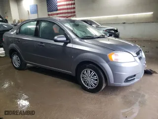 2009 Chevrolet Aveo LS with VIN KL1TD56E59B371648, listed as a Copart auction lot 81709864 with 109,772 mi miles and Salvage Title. Bid and sale history available at carsss.com. Image 4.
