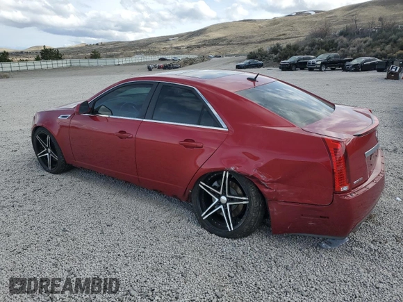 2008 Cadillac CTS AWD w/1SB with VIN 1G6DT57V680186665, listed as a Copart auction lot 52031545 with 161,531 mi miles and Salvage Title. Bid and sale history available at carsss.com. Image 2.