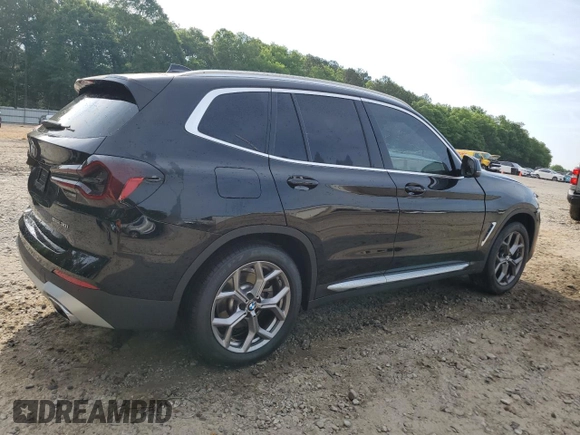 2024 BMW X3 sDrive30i z VIN WBX47DP05RN262593, wystawiony jako Copart lot #54863395 z przebiegiem 17 048 mil mil oraz Szkoda całkowita • Salvage title. Historia ofert i sprzedaży dostępna na DreamBid. Obrazek 3.