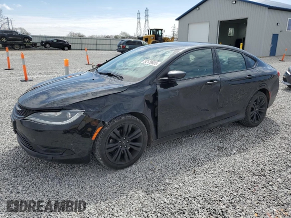 2017 Chrysler 200 Touring with VIN 1C3CCCFB0HN502749, listed as a Copart auction lot 52129805 with 170,653 mi miles and Salvage Title. Bid and sale history available at carsss.com. Image 1.
