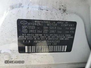 2024 Hyundai Ioniq 6 SEL z VIN KMHM34AA3RA062583, wystawiony jako Copart lot #48213975 z przebiegiem 19 623 mil mil oraz Szkoda całkowita • Salvage title. Historia ofert i sprzedaży dostępna na DreamBid. Obrazek 13.
