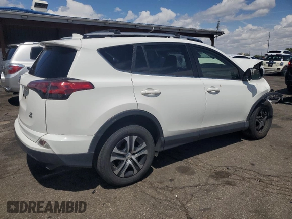 2017 Toyota RAV4 LE with VIN JTMBFREVXHJ711761, listed as a Copart auction lot 55808675 with Not provided miles and Salvage title. Bid and sale history available at DreamBid. Image 3.