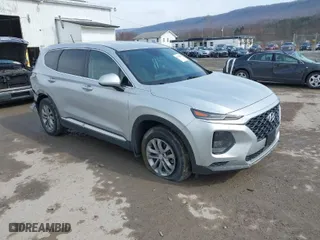 2020 Hyundai Santa Fe SE with VIN 5NMS2CAD6LH168588, listed as a IAAI auction lot 41643427 with 50,446 mi miles. Bid and sale history available at carsss.com. Image 1.