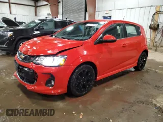2017 Chevrolet Sonic LT with VIN 1G1JD6SH5H4165148, listed as a Copart auction lot 87233664 with 66,438 mi miles and Clean Title. Bid and sale history available at carsss.com. Image 1.