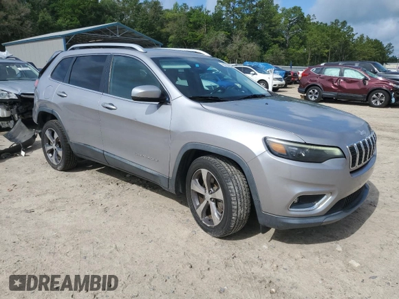 2019 Jeep Cherokee Limited with VIN 1C4PJLDB2KD324295, listed as a Copart auction lot 60706455 with 103,551 mi miles and Non repairable. Bid and sale history available at DreamBid. Image 4.