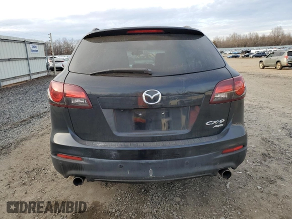 2014 Mazda CX-9 Touring with VIN JM3TB3CV8E0446458, listed as a Copart auction lot 46728585 with 90,394 mi miles and Salvage Title. Bid and sale history available at carsss.com. Image 6.