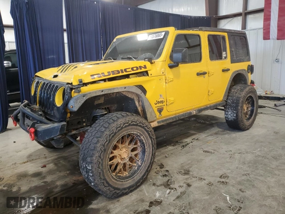 2021 Jeep Wrangler Unlimited Rubicon z VIN 1C4HJXFG3MW620194, wystawiony jako Copart lot #51576865 z przebiegiem 67 502 mil mil oraz Szkoda całkowita • Salvage title. Historia ofert i sprzedaży dostępna na DreamBid. Obrazek 1.