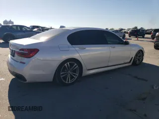 2017 BMW 7 Series 750i with VIN WBA7F0C52HGM21383, listed as a Copart auction lot 85540974 with 151,708 mi miles and Salvage title. Bid and sale history available at DreamBid. Image 3.