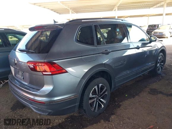 2022 Volkswagen Tiguan S with VIN 3VV1B7AX8NM146414, listed as a IAAI auction lot 41773162 with 115,193 mi miles and . Bid and sale history available at DreamBid. Image 4.