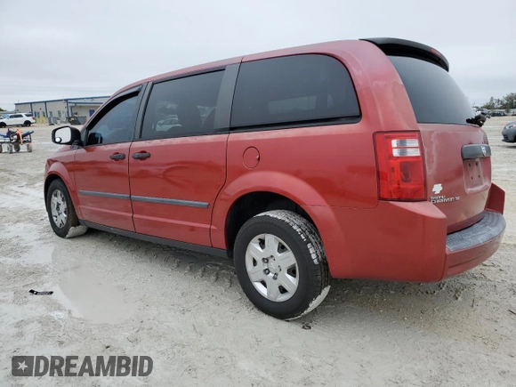 2008 Dodge Grand Caravan SE with VIN 2D8HN44H48R680046, listed as a Copart auction lot 42169125 with 198,035 mi miles and Salvage Title. Bid and sale history available at DreamBid. Image 2.