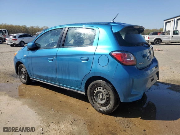 2022 Mitsubishi Mirage ES with VIN ML32AUHJ6NH006410, listed as a Copart auction lot 50771095 with 86,199 mi miles and Salvage Title. Bid and sale history available at carsss.com. Image 2.