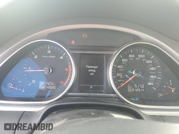 2015 Audi Q7 Premium Plus with VIN WA1LMAFE9FD018132, listed as a Copart auction lot 54209495 with 212,514 mi miles and Clean title. Bid and sale history available at DreamBid. Image 9.