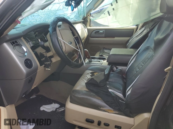 2007 Ford Expedition Eddie Bauer with VIN 1FMFU18567LA29057, listed as a Copart auction lot 42679805 with 259,535 mi miles and Salvage title. Bid and sale history available at DreamBid. Image 7.