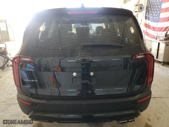 2021 Kia Telluride SX with VIN 5XYP5DHC8MG186179, listed as a Copart auction lot 46685605 with 0 mi miles and Salvage Title. Bid and sale history available at carsss.com. Image 6.