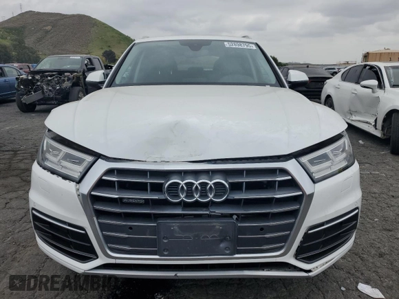 2018 Audi Q5 Premium Plus with VIN WA1BNAFY2J2173452, listed as a Copart auction lot 52898795 with 66,840 mi miles and Salvage Title. Bid and sale history available at carsss.com. Image 5.