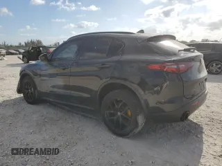 2019 Alfa Romeo Stelvio z VIN ZASPAJAN7K7C61221, wystawiony jako Copart lot #54795485 z przebiegiem 46 377 mil mil oraz Nie do naprawy. Historia ofert i sprzedaży dostępna na DreamBid. Obrazek 2.