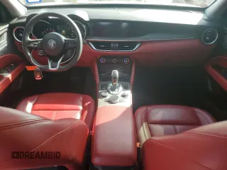 2021 Alfa Romeo Stelvio Ti z VIN ZASPAKBN5M7D20449, wystawiony jako Copart lot #49804615 z przebiegiem 46 127 mil mil oraz Szkoda całkowita • Salvage title. Historia ofert i sprzedaży dostępna na DreamBid. Obrazek 8.