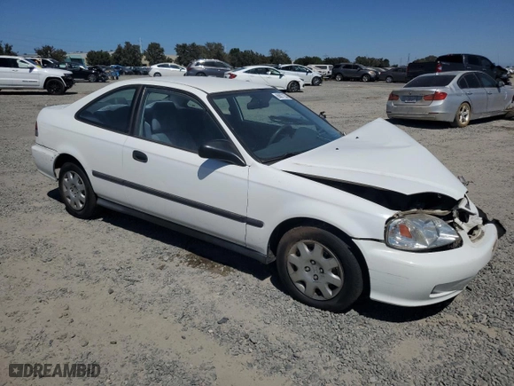 1999 Honda Civic DX with VIN 1HGEJ6224XL099100, listed as a Copart auction lot 66877254 with 161,239 mi miles and Clean Title. Bid and sale history available at carsss.com. Image 4.