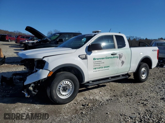 2023 Ford Ranger XL with VIN 1FTER1FH9PLE34361, listed as a Copart auction lot 46024965 with 34,964 mi miles and Salvage Title. Bid and sale history available at DreamBid. Image 1.