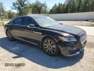 2017 Lincoln Continental Reserve with VIN 1LN6L9NP8H5600352, listed as a Copart auction lot 72983424 with 122,791 mi miles and Salvage Title. Bid and sale history available at carsss.com. Image 4.