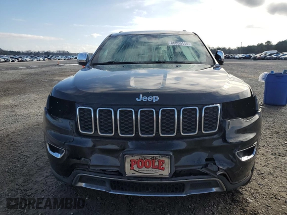 2017 Jeep Grand Cherokee Limited with VIN 1C4RJEBG6HC887805, listed as a Copart auction lot 86805114 with 198,670 mi miles and Salvage Title. Bid and sale history available at carsss.com. Image 5.
