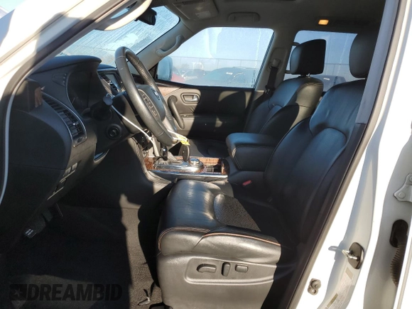 2018 Nissan Armada Platinum with VIN JN8AY2NE9J9733162, listed as a Copart auction lot 79910654 with 74,089 mi miles and Clean Title. Bid and sale history available at carsss.com. Image 7.