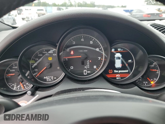 2014 Porsche Cayenne with VIN WP1AA2A21ELA95833, listed as a Copart auction lot 58572195 with 145,073 mi miles and Salvage title. Bid and sale history available at DreamBid. Image 9.