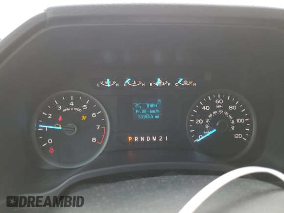 2020 Ford F-150 XL z VIN 1FTEX1EB5LKD68233, wystawiony jako Copart lot #62605965 z przebiegiem 53 184 mil mil oraz Szkoda całkowita • Salvage title. Historia ofert i sprzedaży dostępna na DreamBid. Obrazek 9.