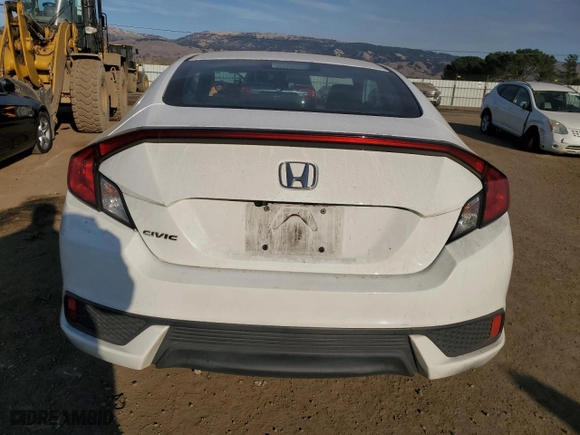 2016 Honda Civic Coupe LX-P with VIN 2HGFC4B0XGH317099, listed as a Copart auction lot 84557594 with 103,013 mi miles and Salvage Title. Bid and sale history available at carsss.com. Image 6.