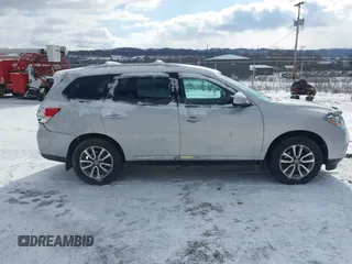 2015 Nissan Pathfinder Platinum z VIN 5N1AR2MM1FC675197, wystawiony jako IAAI lot #41595067 z przebiegiem 96 135 mil mil oraz . Historia ofert i sprzedaży dostępna na DreamBid. Obrazek 13.