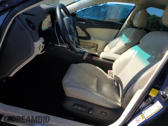 2012 Lexus IS 250 with VIN JTHCF5C26C2035865, listed as a Copart auction lot 56249815 with 120,558 mi miles and Salvage title. Bid and sale history available at DreamBid. Image 7.