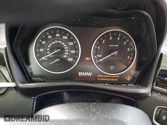 2017 BMW X1 sDrive28i with VIN WBXHU7C34HP924730, listed as a Copart auction lot 52245005 with 0 mi miles and Salvage Title. Bid and sale history available at carsss.com. Image 9.