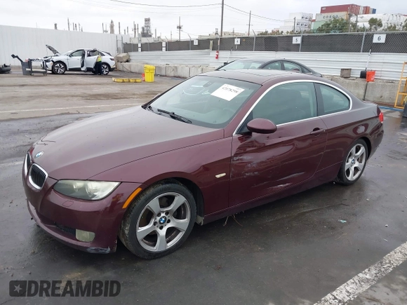 2008 BMW 3 Series 328i with VIN WBAWB33578PU88893, listed as a IAAI auction lot 42078298 with 188,955 mi miles. Bid and sale history available at carsss.com. Image 2.