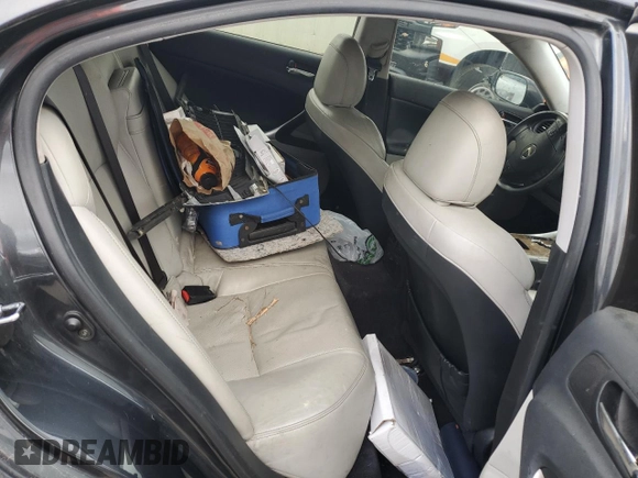 2010 Lexus IS 350 with VIN JTHBE5C24A5024437, listed as a Copart auction lot 43251535 with 154,276 mi miles and Clean Title. Bid and sale history available at DreamBid. Image 10.