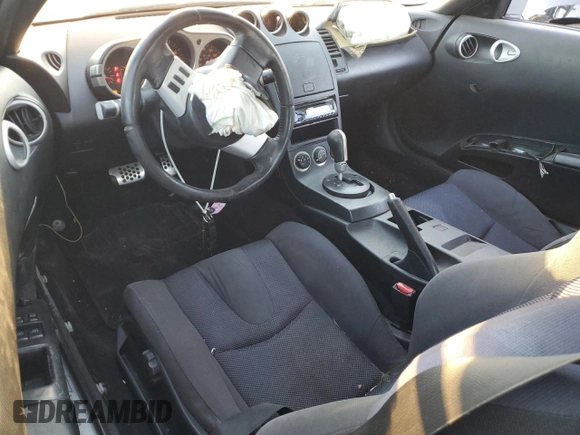 2004 Nissan 350Z Enthusiast with VIN JN1AZ34E74T063248, listed as a Copart auction lot 81887054 with 124,548 mi miles and Salvage Title. Bid and sale history available at DreamBid. Image 8.