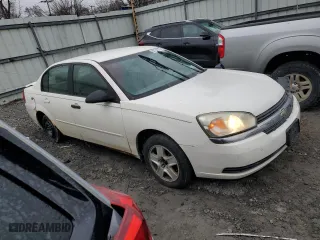 2005 Chevrolet Malibu LS with VIN 1G1ZT52845F299875, listed as a Copart auction lot 50137215 with 135,058 mi miles and Salvage Title. Bid and sale history available at carsss.com. Image 4.