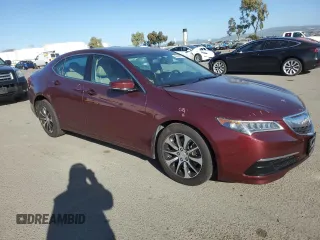 2016 Acura TLX with VIN 19UUB1F33GA000969, listed as a Copart auction lot 48366705 with 110,563 mi miles and Salvage Title. Bid and sale history available at carsss.com. Image 4.