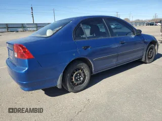 2004 Honda Civic VP with VIN 2HGES163X4H580884, listed as a Copart auction lot 50650925 with 211,497 mi miles and Salvage Title. Bid and sale history available at carsss.com. Image 3.