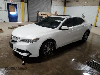 2017 Acura TLX with VIN 19UUB1F33HA005266, listed as a Copart auction lot 51897345 with 102,812 mi miles and Salvage Title. Bid and sale history available at carsss.com. Image 1.