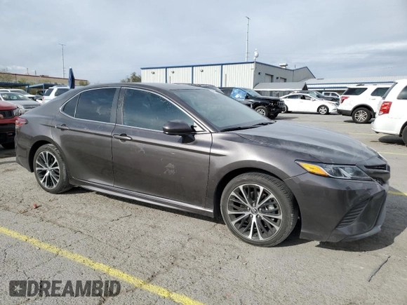 2019 Toyota Camry LE with VIN 4T1B11HK2KU804048, listed as a Copart auction lot 49124945 with 57,710 mi miles and Salvage Title. Bid and sale history available at carsss.com. Image 4.