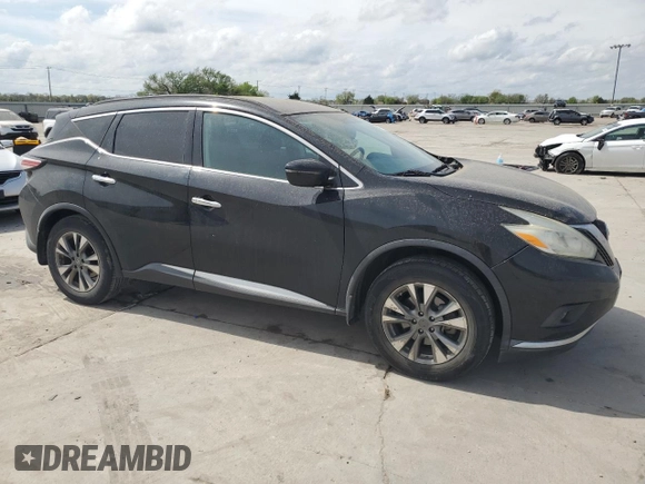 2016 Nissan Murano SV with VIN 5N1AZ2MG5GN150577, listed as a Copart auction lot 49820065 with 129,326 mi miles and Salvage Title. Bid and sale history available at carsss.com. Image 4.
