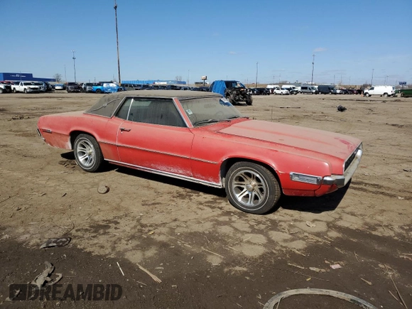 1968 Ford Thunderbird with VIN 8J84N172708, listed as a Copart auction lot 51479915 with 87,770 mi miles and Clean Title. Bid and sale history available at DreamBid. Image 4.