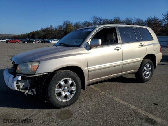 2006 Toyota Highlander w/3rd Row with VIN JTEEP21A160164172, listed as a Copart auction lot 76983794 with 73,350 mi miles and Non Repairable. Bid and sale history available at carsss.com. Image 1.