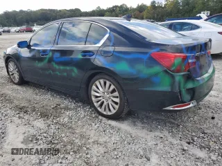 2014 Acura RLX with VIN JH4KC1F36EC002315, listed as a Copart auction lot 72633304 with 149,675 mi miles and Salvage Title. Bid and sale history available at carsss.com. Image 2.